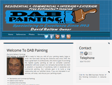 Tablet Screenshot of dabpaintingllc.com